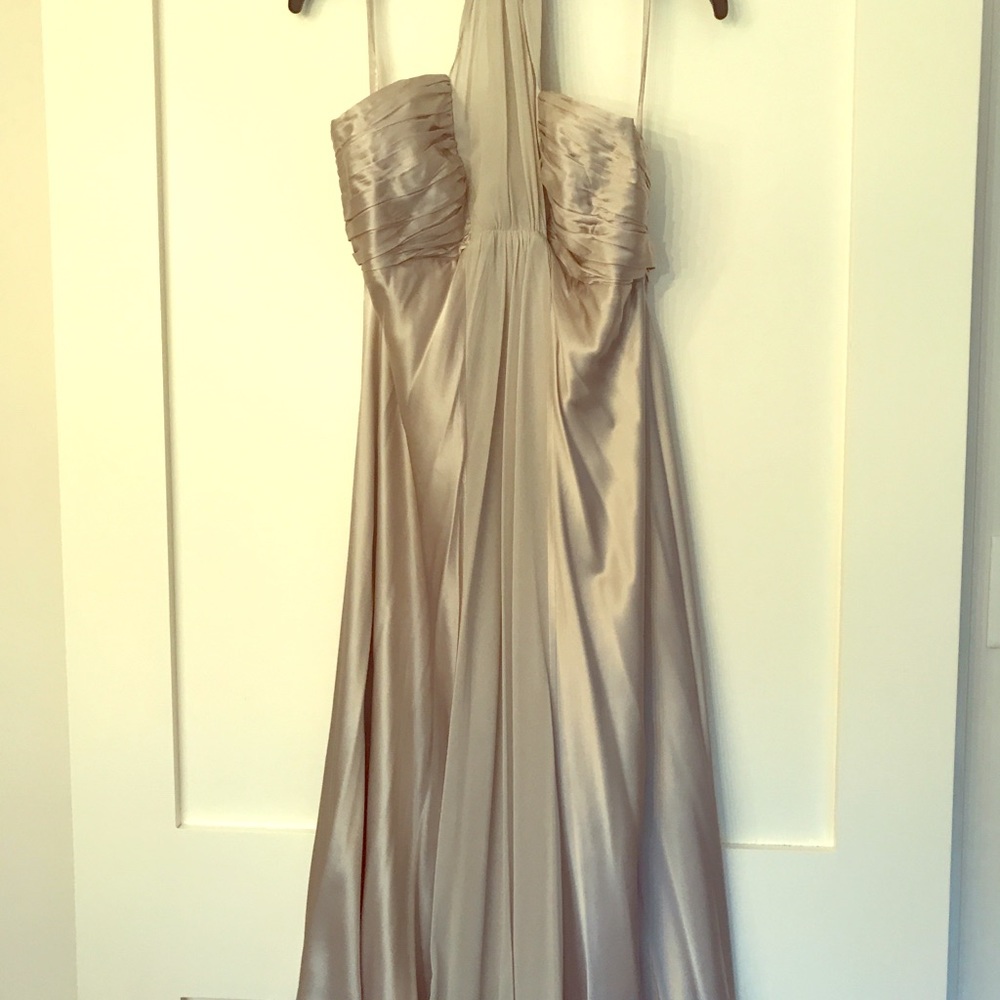 Silver dress great for weddings or going out